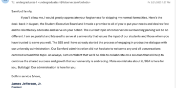 SGA advocates for students